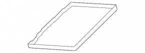 Battery stand for Lexus RX400h 06-09 with sensor
