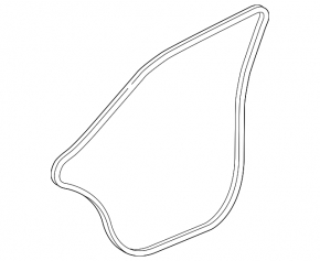 Door seal rear left Audi Q5 80A 18-24