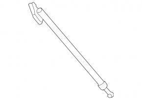 Left tailgate shock absorber Nissan Rogue 14-20