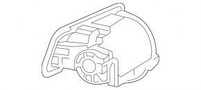 Upper heater housing for Mercedes C-class W205 15-21