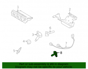 Camshaft Sensor Exhaust Ford Explorer 16-19 3.5 T35PDED