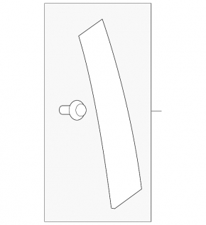 Mazda CX-9 16-22 front left side door trim