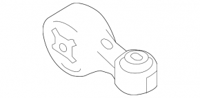 Right upper engine mount for a 1920 Nissan Rogue