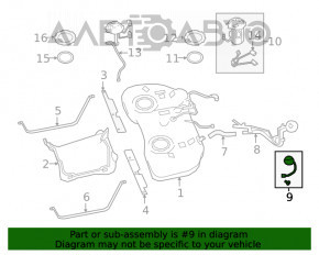 Nissan Altima 19- AWD Fuel Filler Cap
