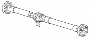 Driveshaft driveshaft Chevrolet Camaro 16-23