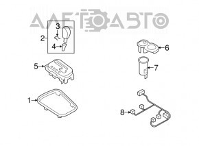 Subaru b9 Tribeca gear knob