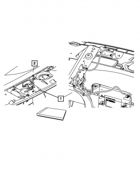GPS Antenna Dodge Durango 11-14