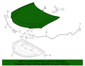 Lexus UX200 UX250h 19-24 bare hood