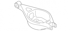 Lower control arm for rear left spring, Infiniti FX35 QX70 09-17