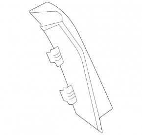 Outer wing light trim left VW Passat 20-22