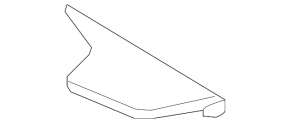 Trunk floor left Toyota Prius 50 Prime 17-22 black