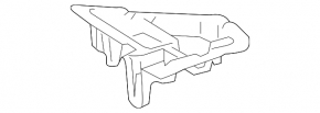 Trunk box right Toyota Prius 30 12-15 plug-in