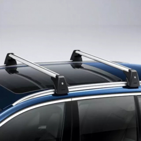 Cross rails 2 pcs BMW X1 F48 16-22 chrome, no key
