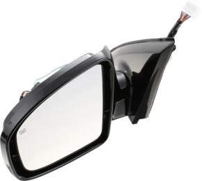 Side mirror left Infiniti JX35 QX60 13-15 prerest heated, white, camera