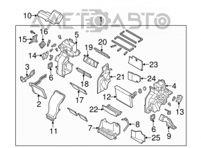 Kia Sorento 10-15 heater core