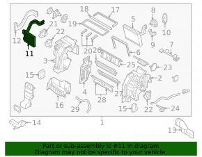 Kia Optima 16-20 heater radiator
