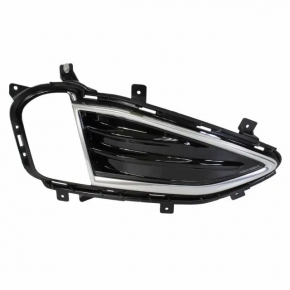 Front bumper grille right Ford Edge 19 - under fog lights with chrome frame