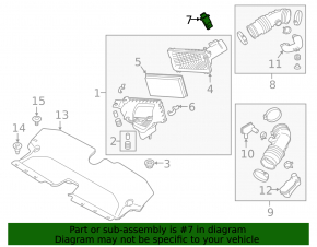Nissan Altima 13-18 2.5 Air Flow Meter