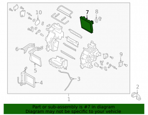 Hyundai Kona 19-23 EV Air Conditioning System Cooler