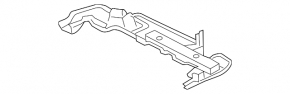 Volvo XC60 18-25 black driver's footwell trim