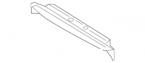Upper radiator deflector Volvo XC40 19-25