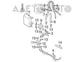 Lexus RX300 98-03 transmission cooling radiator