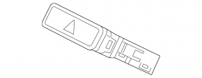 Hazard warning button Honda HR-V 16-17