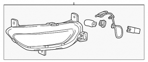 Left turn signal Chevrolet Bolt 17-