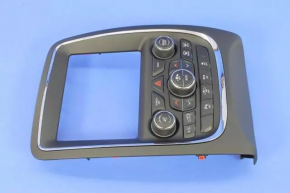Climate control Dodge Durango 14-15 under a large display, 4 additional buttons
