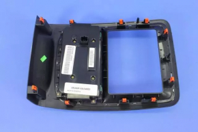 Climate control Dodge Durango 14-15 under a large display, 4 additional buttons