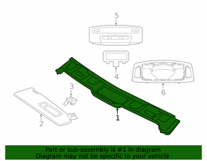 BMW 4 Rollover Protection System Trim F33 14-20 Convertible, Black