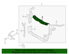 Upper TV bar for Toyota Avalon 13-18