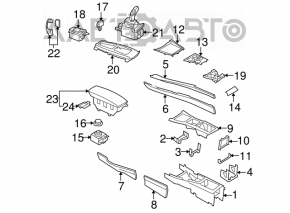 Gearshifter BMW X5 X6 E70 E71 07-09
