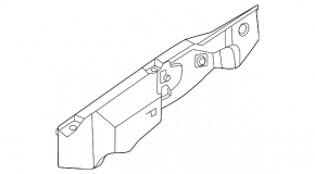 Left hood-wing seal Nissan Murano 25-26