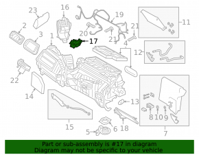 Actuator motor heater drive BMW 3 G20 19-22 manual