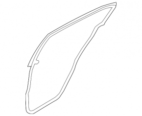 Infiniti G25 G35 G37 4d 06-15 rear right door seal