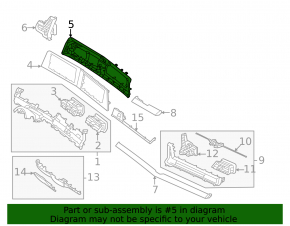 Kia Sportage 23-25 HEV Black Front Panel Monitor Bracket
