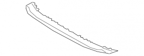 Audi A4 B9 19-19 front bumper lip structure