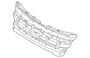 Frame of radiator grill grill Ford Explorer 11-15 prerest