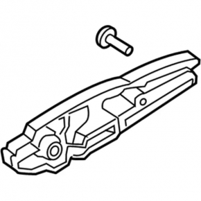 Front left door handle mechanism Ford Mustang mk6 15-