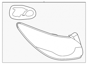 Lamp outer wing right Mazda 6 18-21 usa type 2