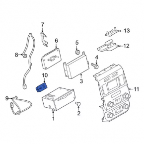 USB Hub Ford Edge 15-