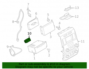USB Hub Ford Edge 15-