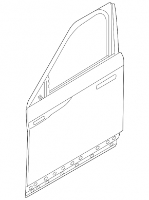 Front right door assembly for Land Rover Range Rover Velar 18-23