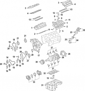 Connecting rod with piston Cadillac CTS 14-19 3.6 LFX