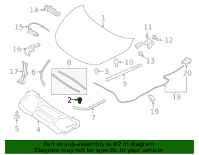 Bonnet bumper Nissan Murano z52 15- small