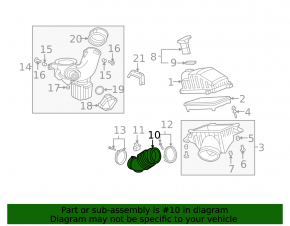 Acura MDX 07-13 Air Duct