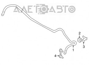 Subaru B10 Tribeca rear stabilizer bar