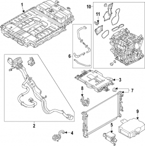 Electric heater for Nissan Ariya 23-25 FWD