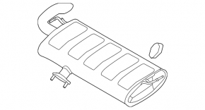 Kia Sportage 23-26 2.5" Rear Muffler